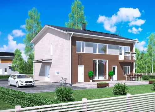 № 1222 Купить Проект дома Водпекер 164 Е 2. Закажите готовый проект № 1222 в Иркутске, цена 59040 руб.