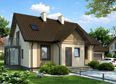 № 1644 Купить Проект дома Крокусы 2. Закажите готовый проект № 1644 в Иркутске, цена 53208 руб.